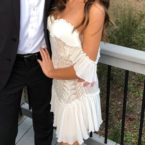 White Off Shoulder Dress